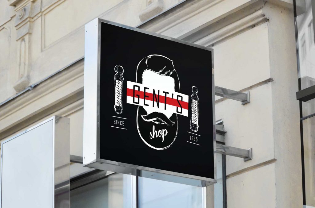 Enseigne dela boutique gent's